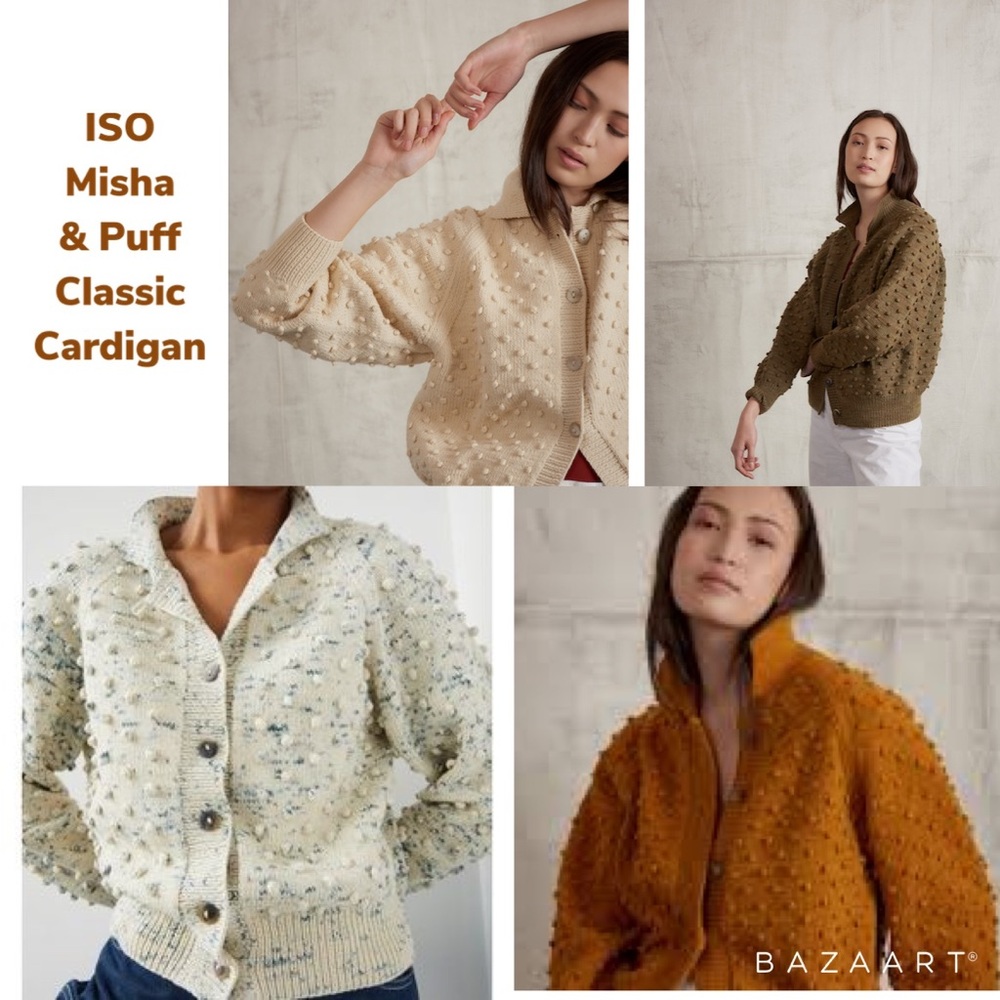 ISO Misha & Puff Classic Cardigans - Size M